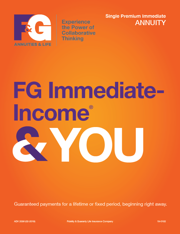 Fg Immediate Income Annuity F G Annuities