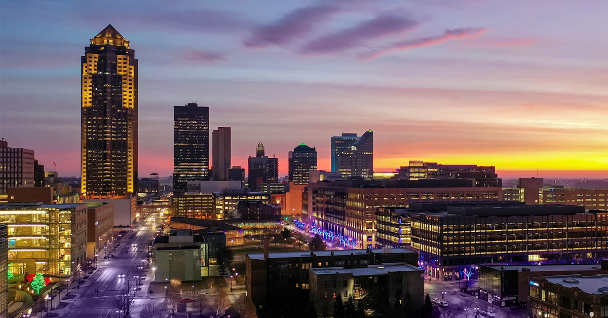 Photo of the Des Moines skyline